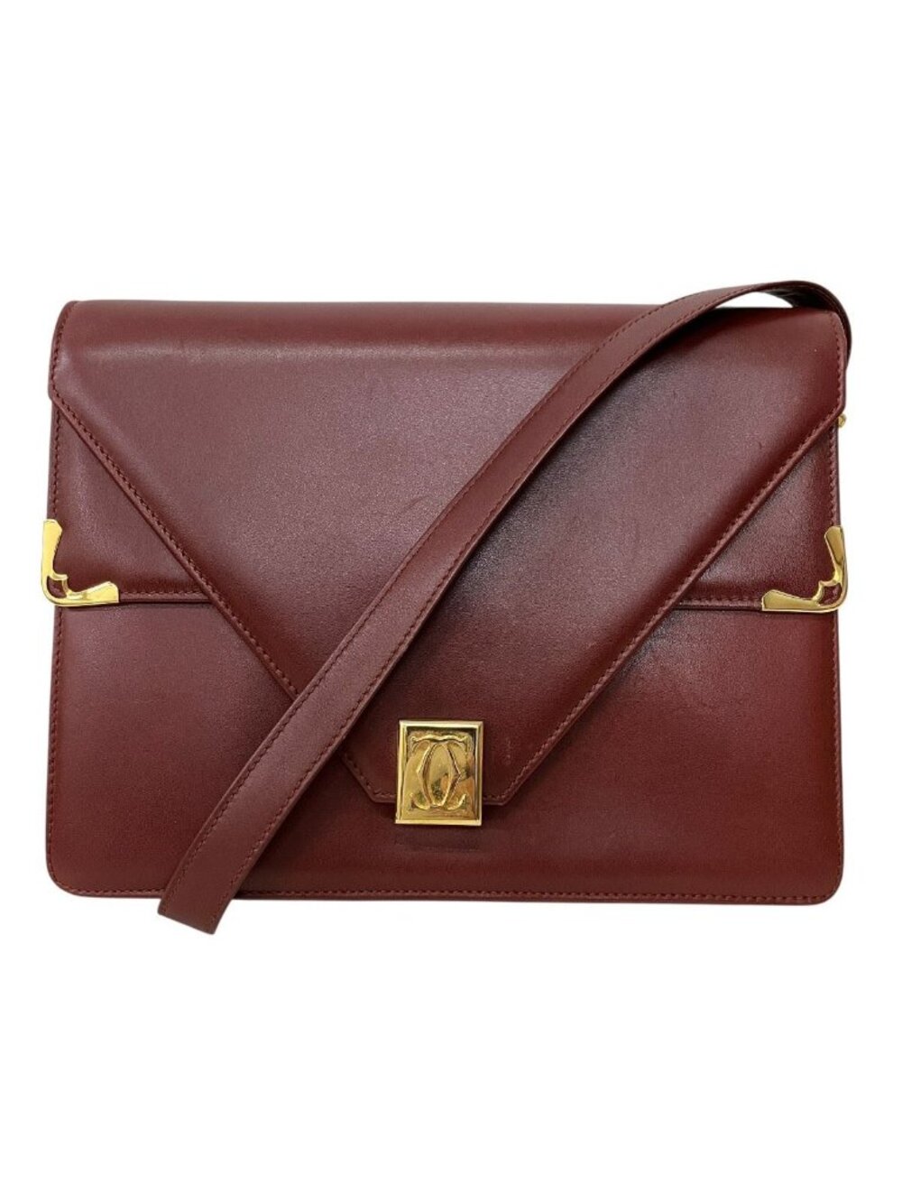 Cartier Double Flap Must de Cartier Shoulder Bag Calfskin
